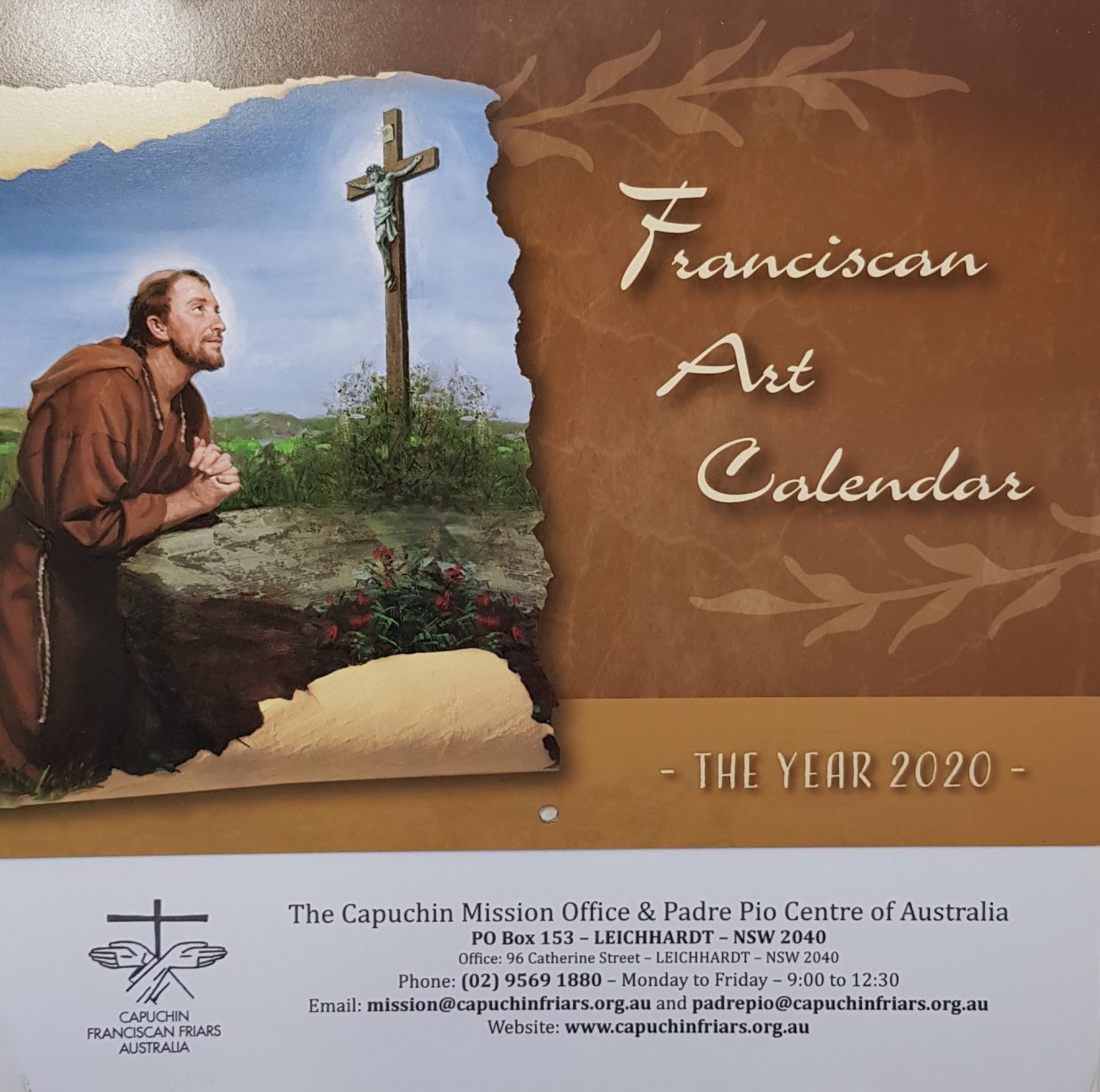 ST FRANCIS CALENDAR The Capuchin Mission Office